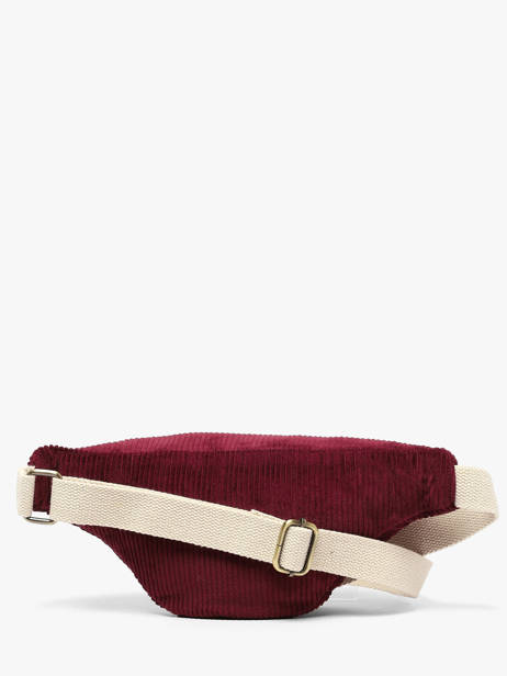 Belt Bag Hindbag Red velours V other view 3