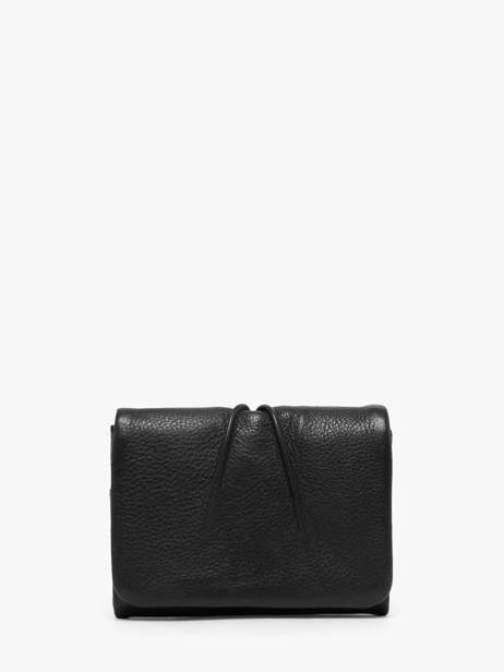 Wallet Leather Biba Black leather BUY3L