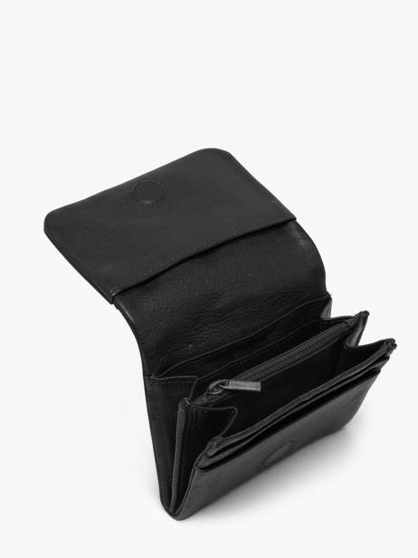 Wallet Leather Biba Black leather BUY3L other view 1