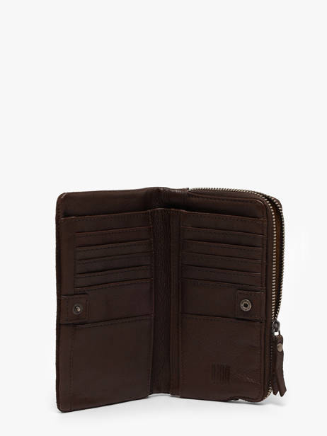 Wallet Leather Biba Brown leather ENO2L other view 1