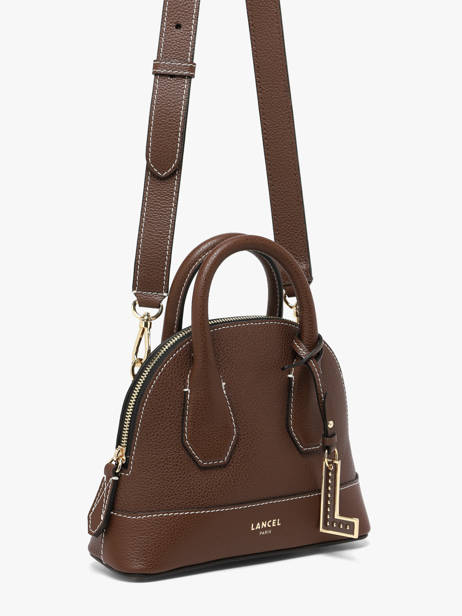 Sac Bandoulière Belleville Cuir Lancel Marron belleville A13735 vue secondaire 1