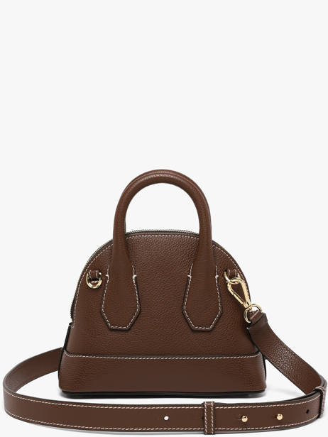 Sac Bandoulière Belleville Cuir Lancel Marron belleville A13735 vue secondaire 4