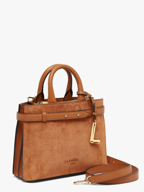 Satchel Faubourg Lancel Brown faubourg A14399 other view 1