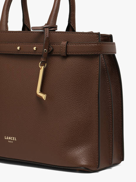 Satchel Faubourg Leather Lancel Brown faubourg A13528 other view 2