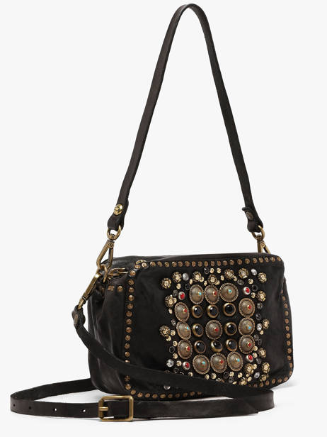Shoulder Bag Ribes Leather Campomaggi Black ribes 1080ND other view 2