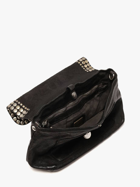 Shoulder Bag Orchidea Leather Campomaggi Black orchidea 25890ND other view 4