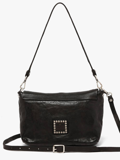 Shoulder Bag Orchidea Leather Campomaggi Black orchidea 25890ND other view 5