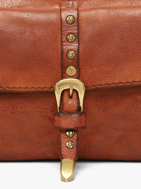 Sac Bandoulière Kura Cuir Campomaggi Marron kura 34070ND vue secondaire 3