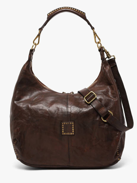 Hobo Bag Kura Leather Campomaggi Brown kura 45720ND other view 5