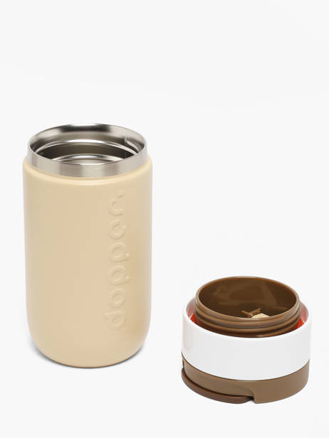 Travel Mug For Hot Beverages Dopper Beige travel mug 300 other view 2