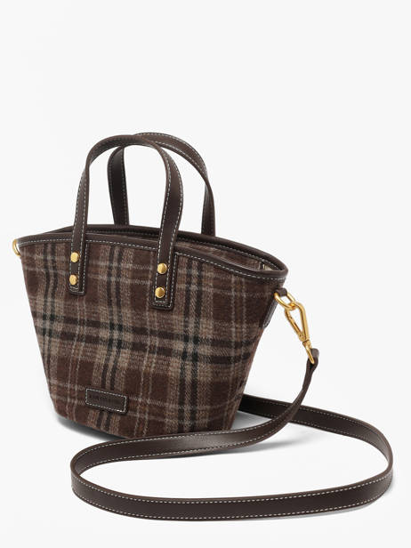 Crossbody Bag Taylor With Tartan Print Laurent david Brown ld bags 60 other view 1