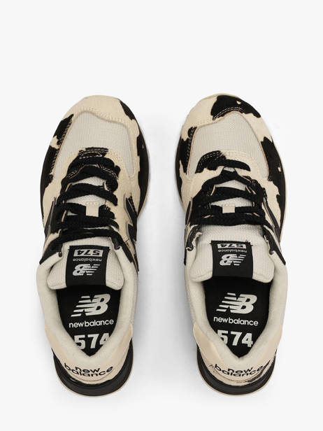 Sneakers 574 Cow New balance Black women W574PH other view 3