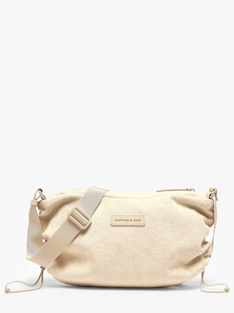 Shoulder Bag Skara Small Ibiza Kapten and son Beige ibiza IB