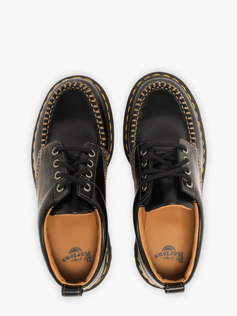 Lowell Shoes In Leather Dr martens Black boy 31816001 other view 3