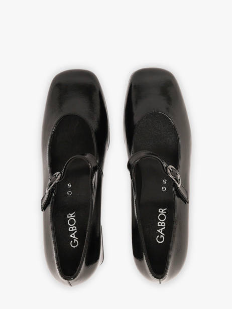 Heeled Pumps In Leather Gabor Black women 2 other view 3
