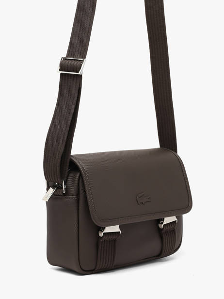 Crossbody Bag Lacoste Brown men's classic NH4858HC other view 1