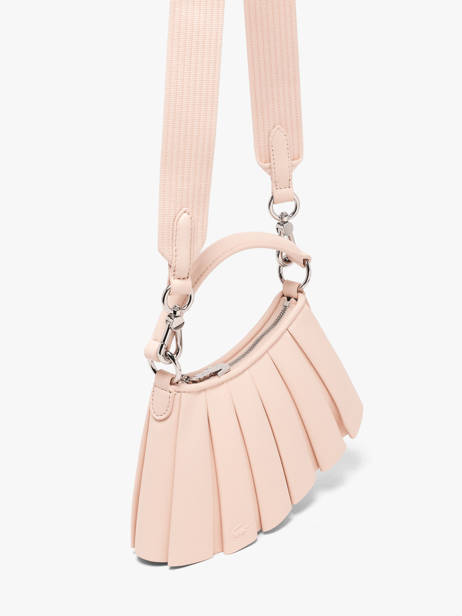Sac Bandoulière Lenglen Cuir Lacoste Rose lenglen NU5219DP vue secondaire 1