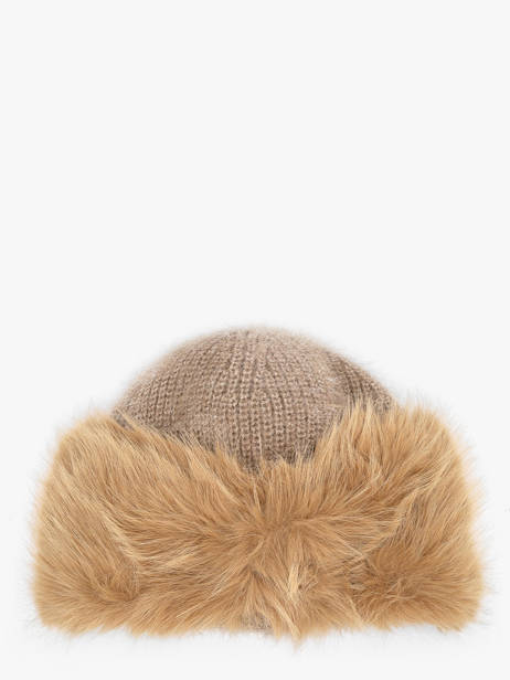 Beanie Bopelli Le voyage en panier Beige accessoires AHC007