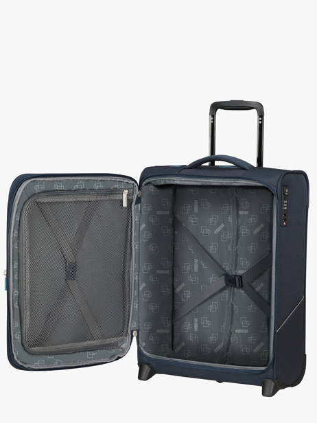 Expandable Cabin Luggage American tourister Blue summerride 149497 other view 3