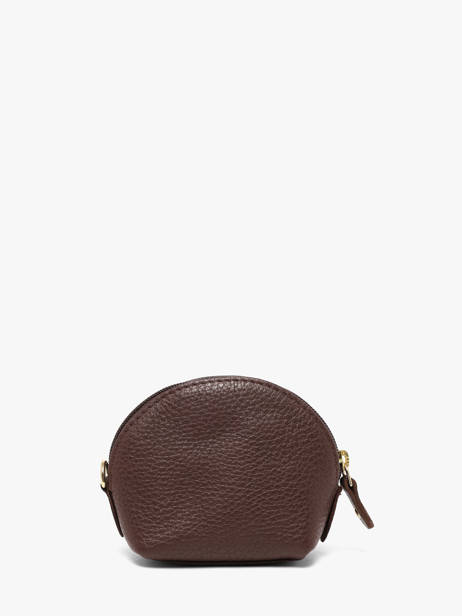 Leather Caviar Coin Purse Crinkles Brown caviar 14026 other view 2