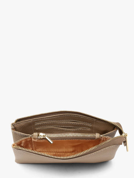 Leather Caviar Wallet Crinkles Beige caviar 14196 other view 1