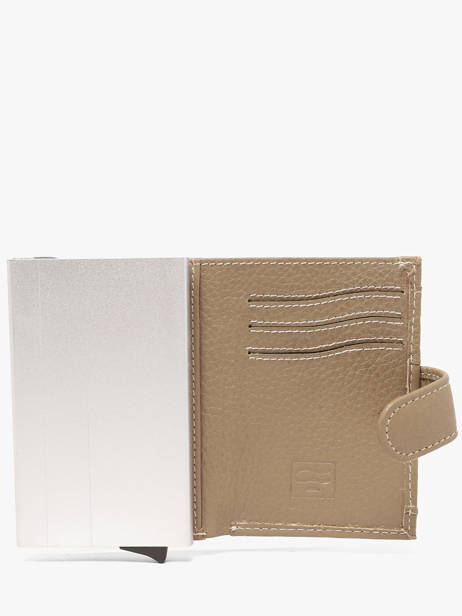 Wallet Caviar Leather Crinkles Beige caviar 14600 other view 1