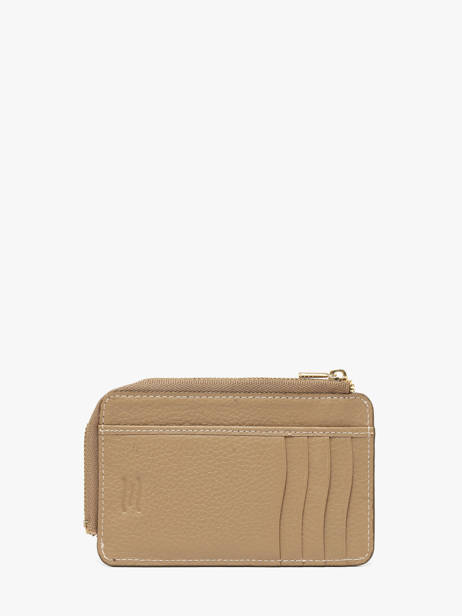 Porte-cartes Caviar Cuir Crinkles Beige caviar 14318