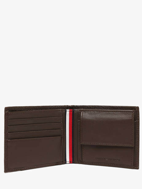 Wallet Leather Tommy hilfiger Brown corporate AM14779 other view 1