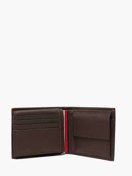 Leather Corporate Wallet Tommy hilfiger Brown corporate AM14780 other view 1