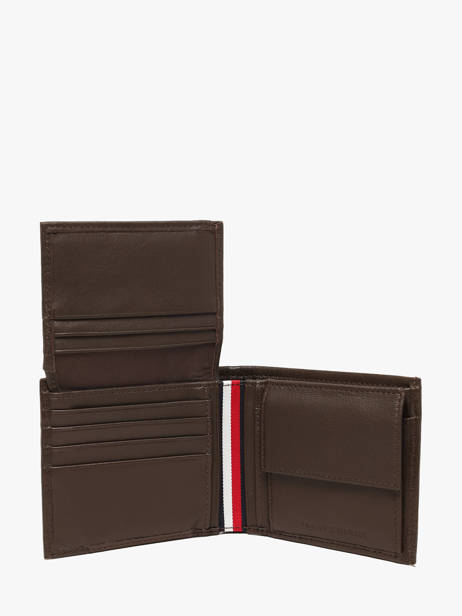 Leather Corporate Wallet Tommy hilfiger Brown corporate AM14780 other view 2