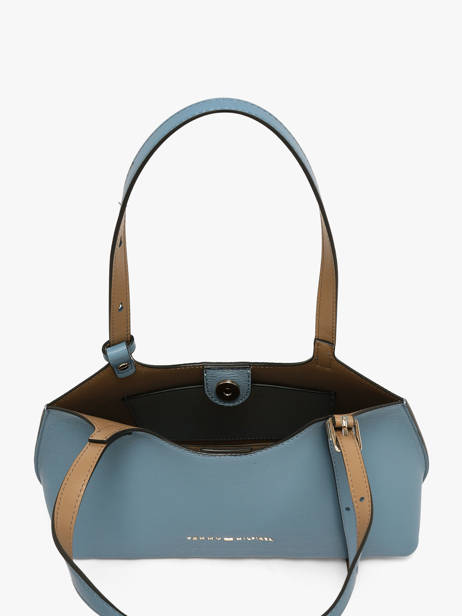 Sac Porté épaule Th Modern Polyurethane Tommy hilfiger Bleu th modern AW19037 vue secondaire 2