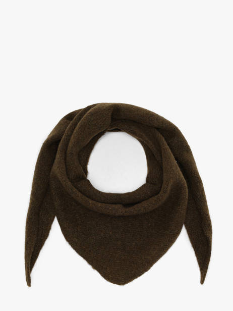 Triangular Scarf Sofia Le voyage en panier Green accessoires AHF005
