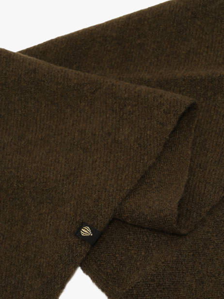 Triangular Scarf Sofia Le voyage en panier Green accessoires AHF005 other view 2