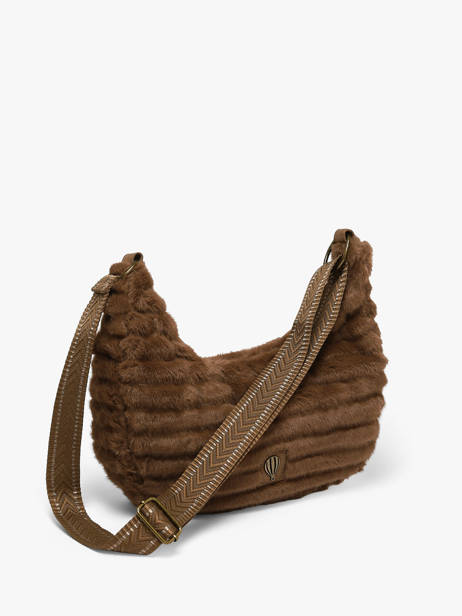 Shoulder Bag Quadri Le voyage en panier Brown quadri AHP320 other view 1
