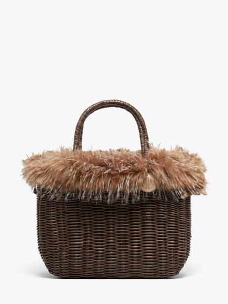 Handbag Doudou Le voyage en panier Beige doudou M