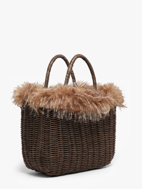 Handbag Doudou Le voyage en panier Beige doudou M other view 1