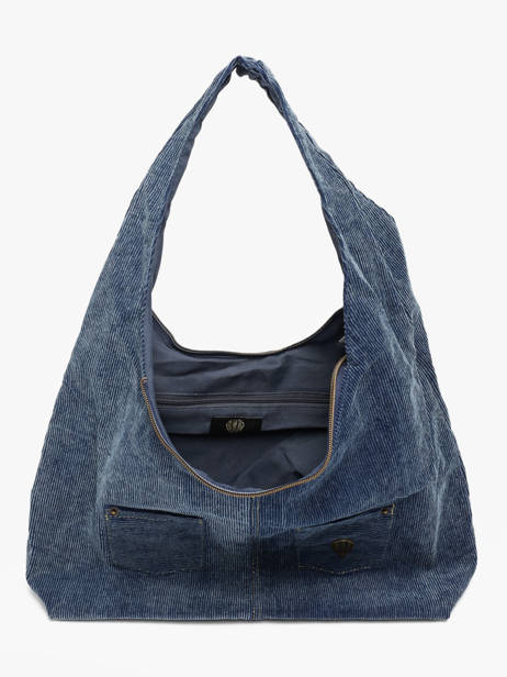 Sac Porté épaule Denim Le voyage en panier Bleu denim AHP340 vue secondaire 2