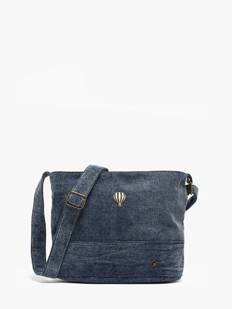Sac Bandoulière Denim Le voyage en panier Bleu denim AHP338