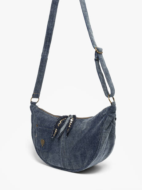 Crossbody Bag Denim Le voyage en panier Blue denim AHP339 other view 1