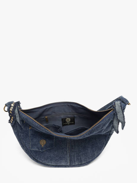 Crossbody Bag Denim Le voyage en panier Blue denim AHP339 other view 2