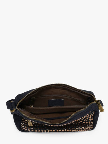 Shoulder Bag Studs Mandoline Blue studs 6734 other view 2