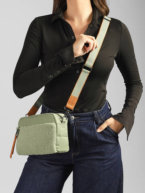 Shoulder Bag Cumulus Teddy Aube Green cumulus teddy 101CT01 other view 1
