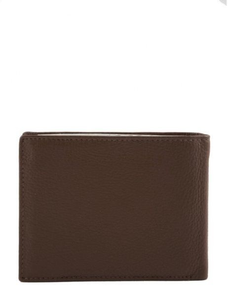 Wallet Leather Crinkles Brown caviar 14086 other view 2