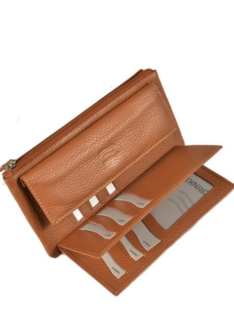 Wallet Leather Crinkles Brown caviar 14104 other view 1