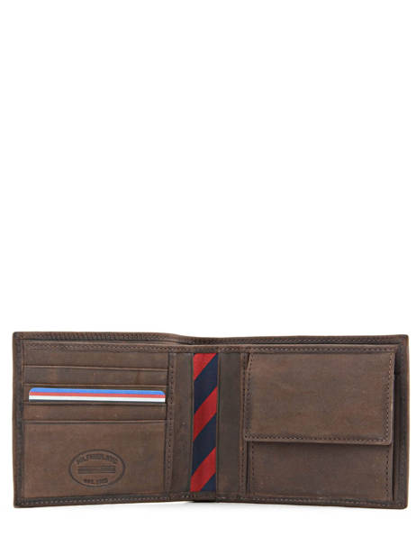 Wallet Leather Tommy hilfiger Brown johnson AM00659 other view 1
