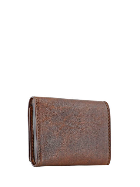 Wallet Leather Chiarugi Brown street 51098 other view 1
