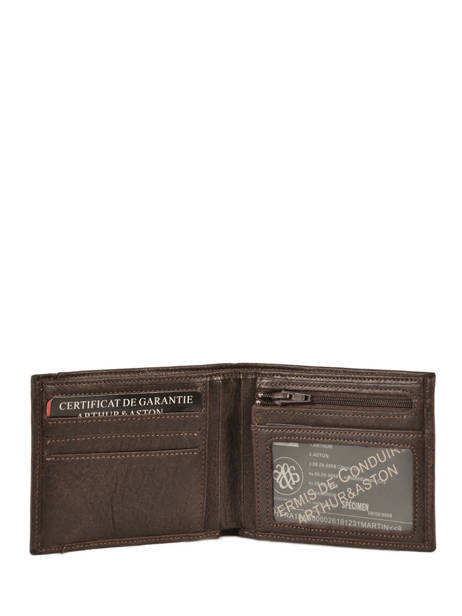 Wallet Leather Arthur & aston Brown diego 1438-573 other view 1