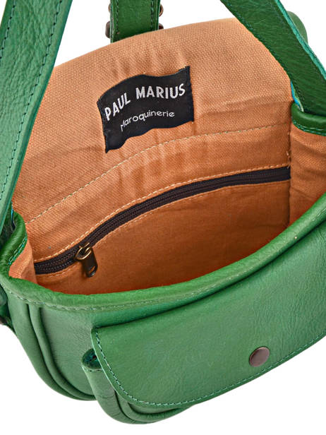 Sac Lebohemien Cuir Paul marius Vert vintage BOHEMIEN vue secondaire 4