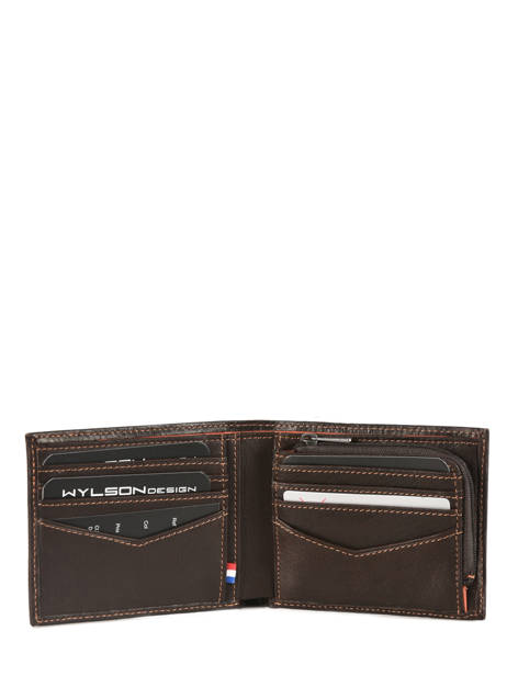 Wallet Leather Wylson Brown rio W8190-6 other view 1