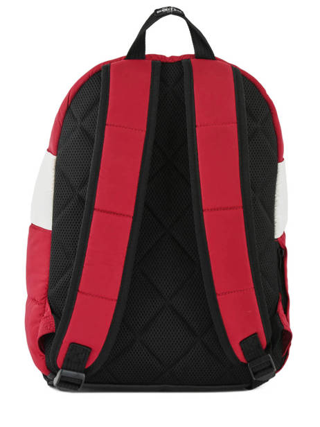 Backpack 1 Compartment Schott Red downbag 62714 other view 3
